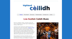Desktop Screenshot of highlandceilidh.co.uk